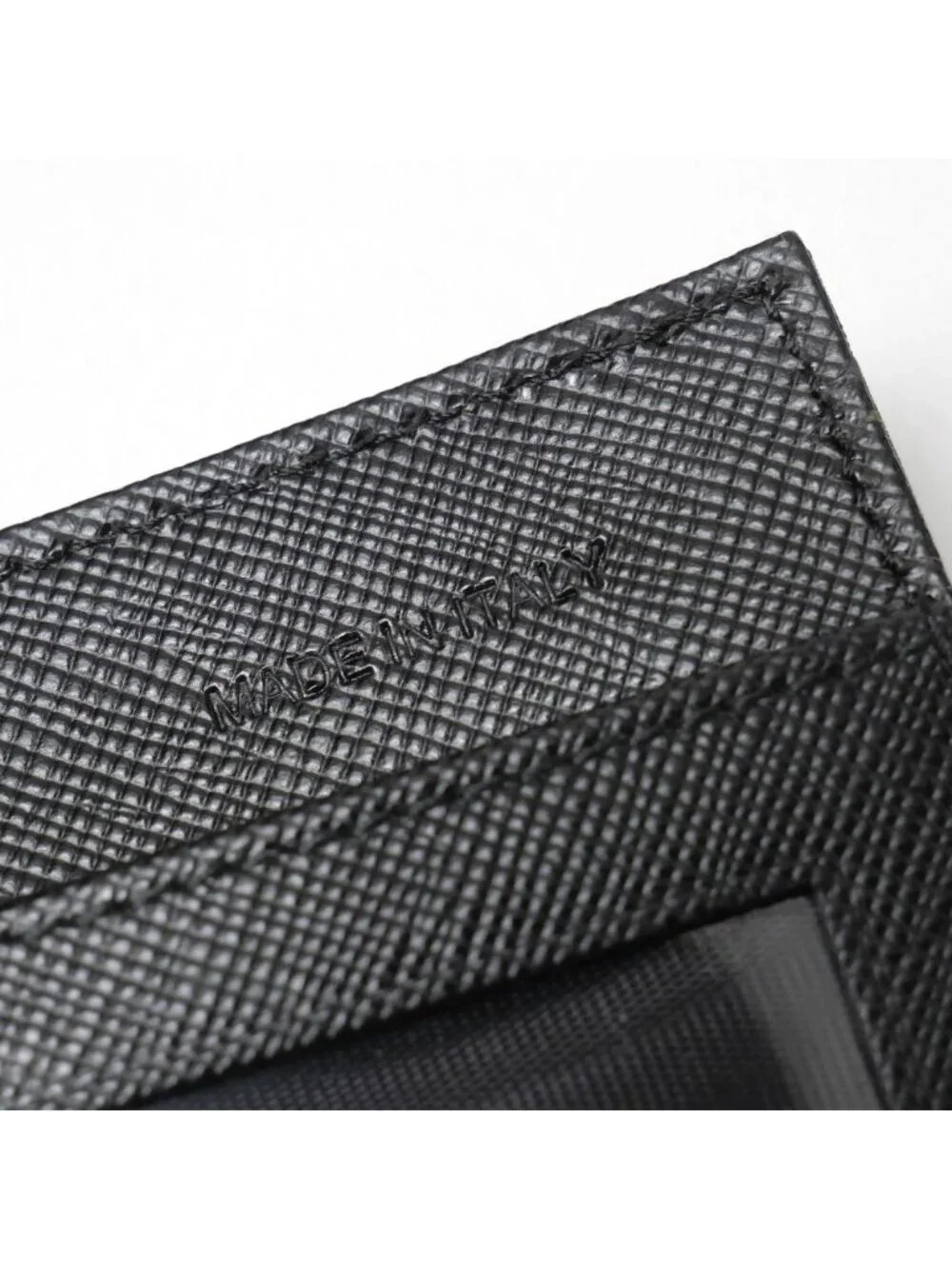 Prada Card Case Triangle Logo Bifold